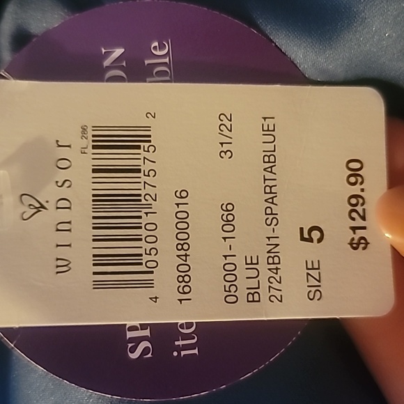 Blue Short Formal Dress - Picture 3 of 3